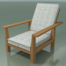 modèle 3D Chaise longue de jardin en teck InOut (09) - preview