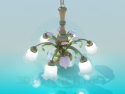 Bianco lampadario campane