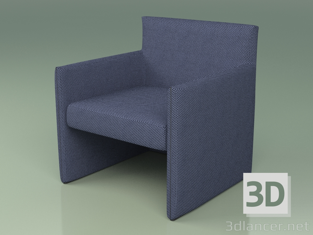 3D Modell Sessel 021 (3D Net Navy) - Vorschau