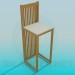 3d модель Оригінальний стілець – превью