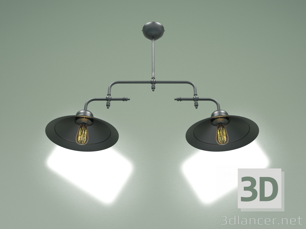 modello 3D Lampada a sospensione Magazzino - anteprima