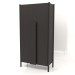 3d model Wardrobe with long handles (without rounding) W 01 (1000x450x2000, wood brown dark) - preview