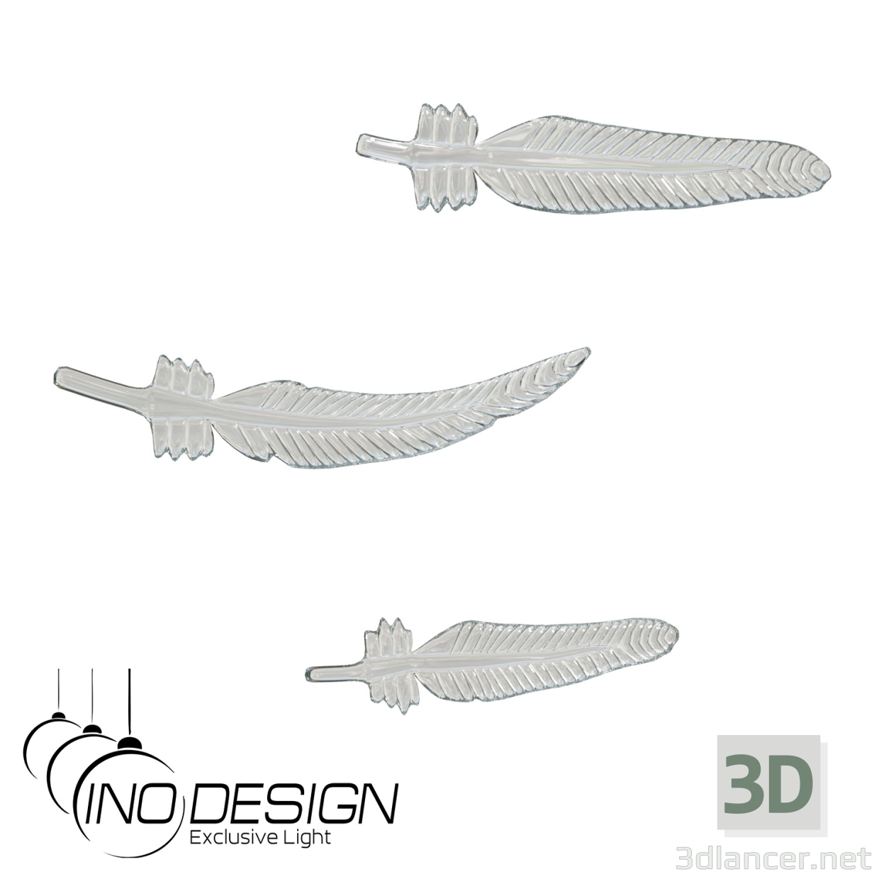 modèle 3D Décor suspendu Inodesign Stylus 23 - preview