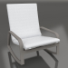 modèle 3D Chaise à bascule (Gris quartz) - preview