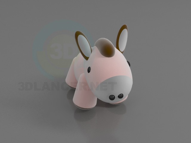 3d model Donkey - preview