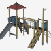 3d модель Детский игровой комплекс (К1211) – превью