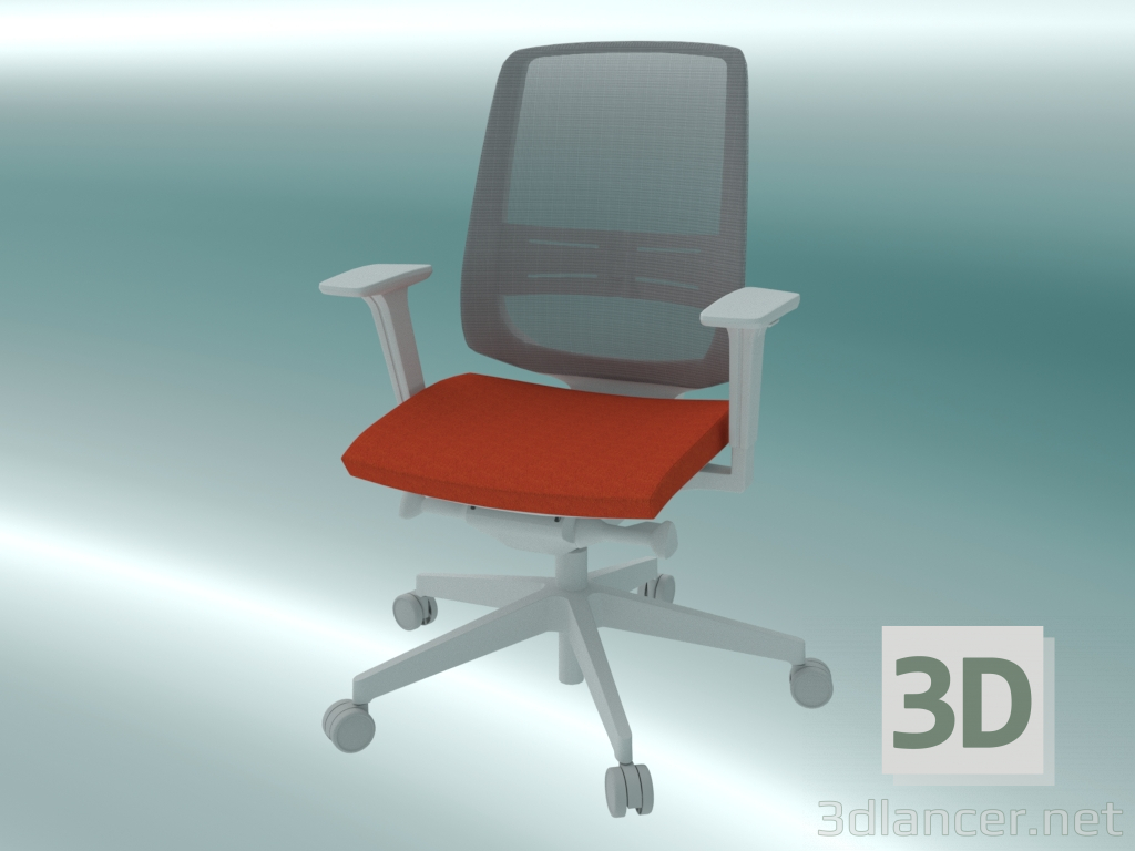 3d model Armchair (250SFL P61, lumbar support B) - preview
