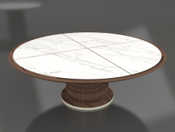 Esstisch Ganzer Tisch rund 210er Marmor (Standard)