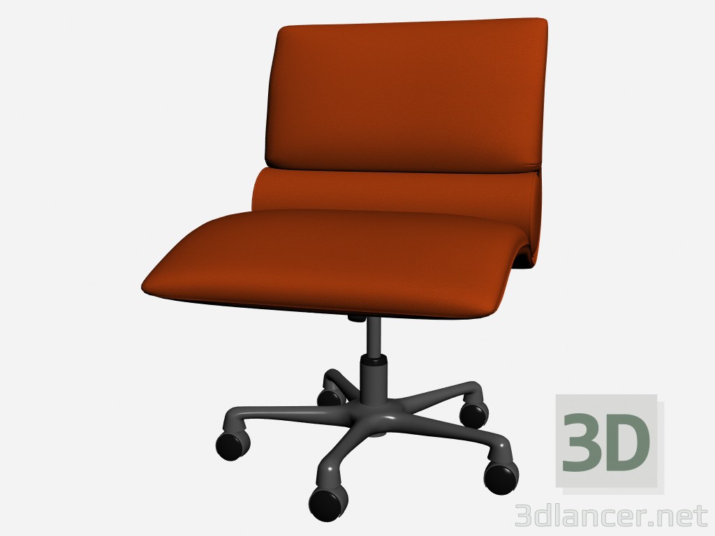 modello 3D Braccioli sedia Ufficio Olimpico senza studio - anteprima