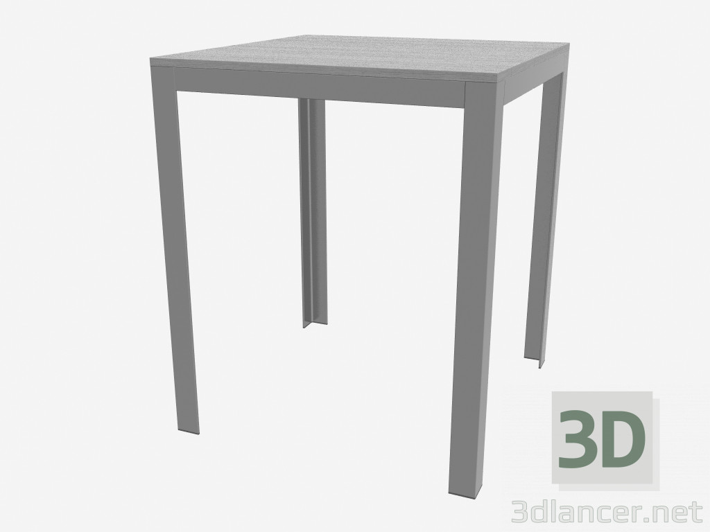 3 डी मॉडल खाने की मेज (63 x 63, प्रकाश) - पूर्वावलोकन