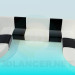 3D modeli U şekilli kanepe - önizleme