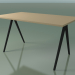 3d model Rectangular table 5408 (H 74 - 79x139 cm, laminate Fenix F03, V44) - preview