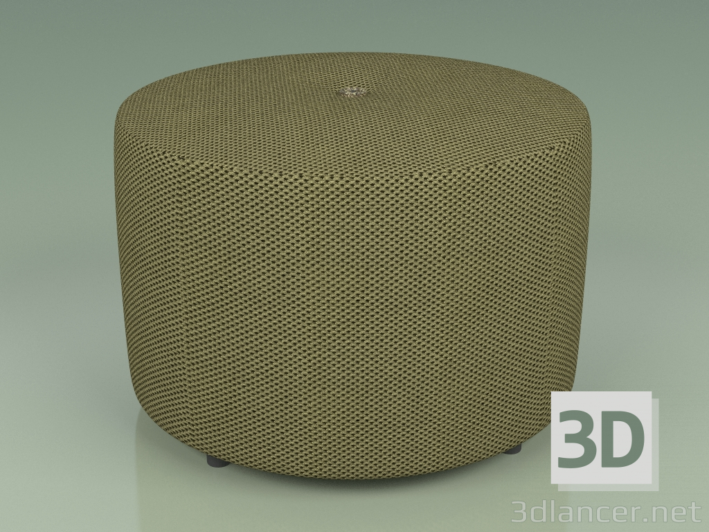modello 3D Pouf 031 (3D Net Oliva) - anteprima