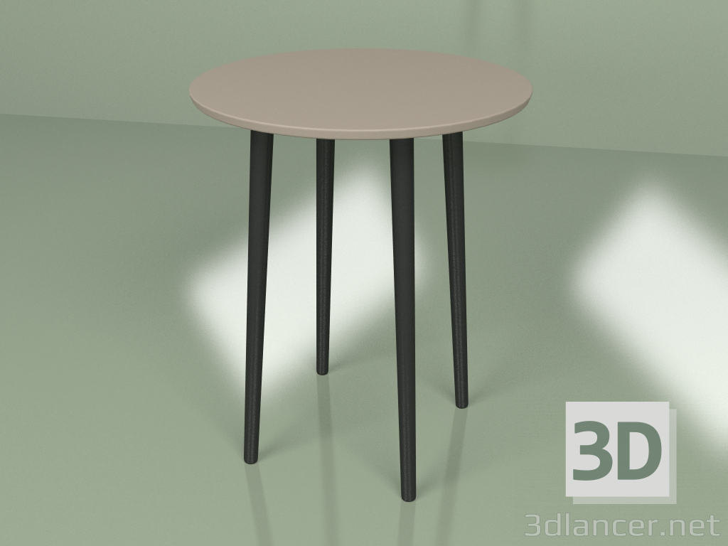 3D modeli Sputnik mini masa (kahve) - önizleme