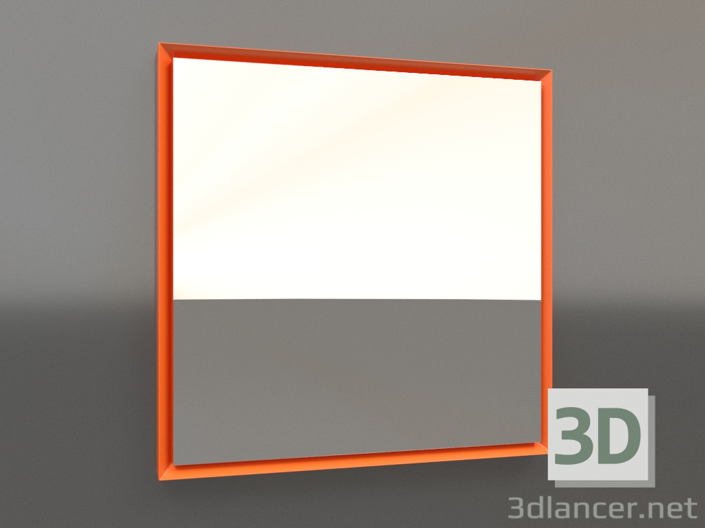 3d model Espejo ZL 21 (600x600, luminoso naranja brillante) - vista previa