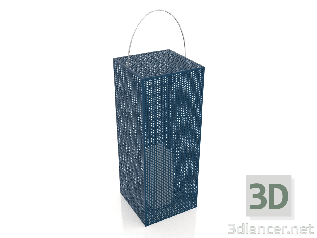 3D modeli Mum kutusu 4 (Gri mavi) - önizleme