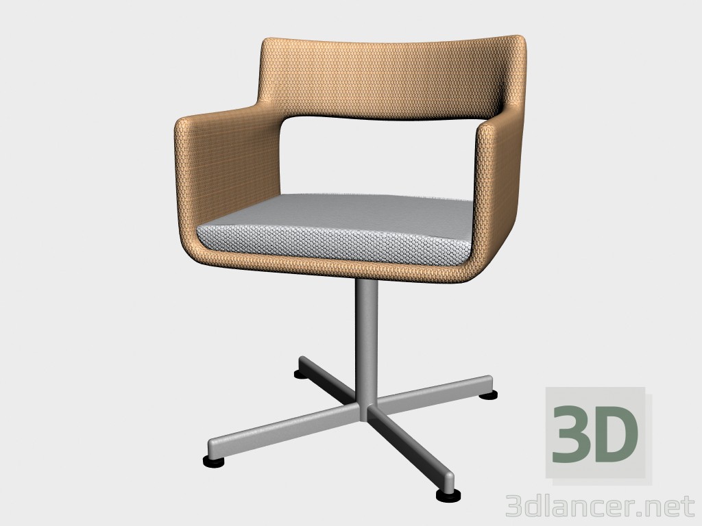 3d model Dining chair Dinning Armchair Swivel 8810 8815 - preview
