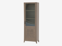 One-door cabinet with curved legs VT1MOLC