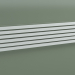 modello 3D Radiatore orizzontale RETTA (6 sezioni 1500 mm 40x40, bianco lucido) - anteprima