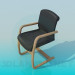 3D Modell Stuhl ohne Hinterbeine - Vorschau