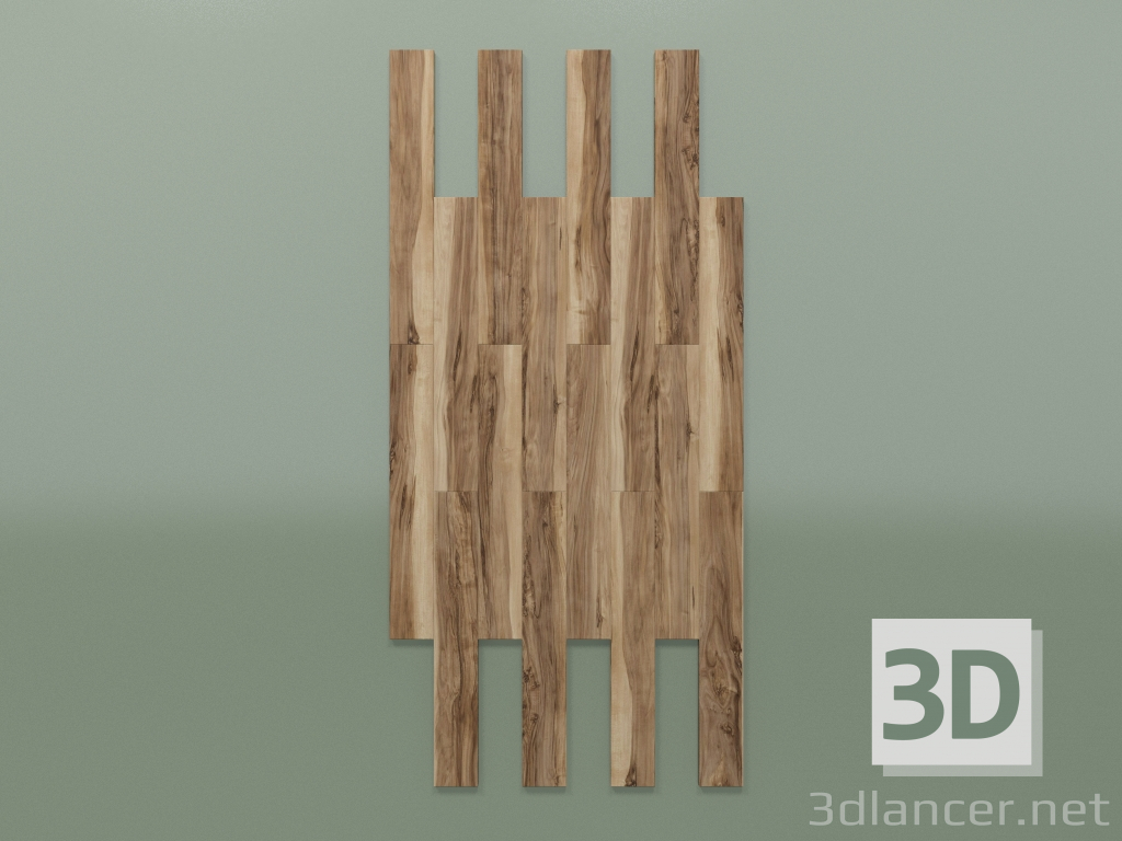 modèle 3D Panneau de bois - preview