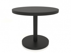 Dining table DT 012 (D=900x750, wood black)