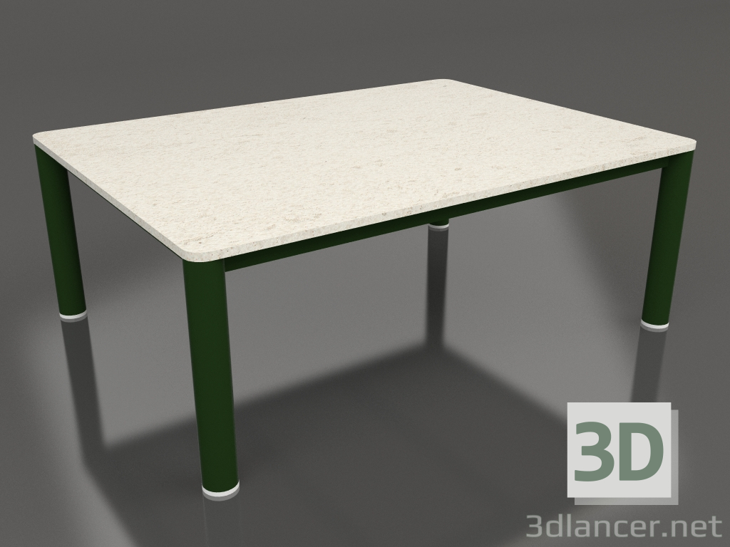 3d model Coffee table 70×94 (Bottle green, DEKTON Danae) - preview