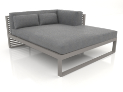 XL modular sofa, section 2 right (Quartz gray)
