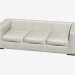 3d model Triple Sofa Boston 3 - preview