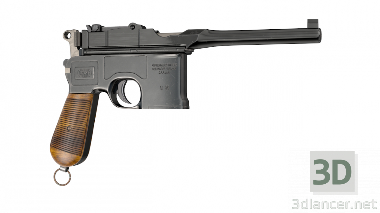 modèle 3D MAUSER M96 - preview