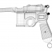 3 डी मॉडल एक प्रकार की पिस्तौल M96 - पूर्वावलोकन