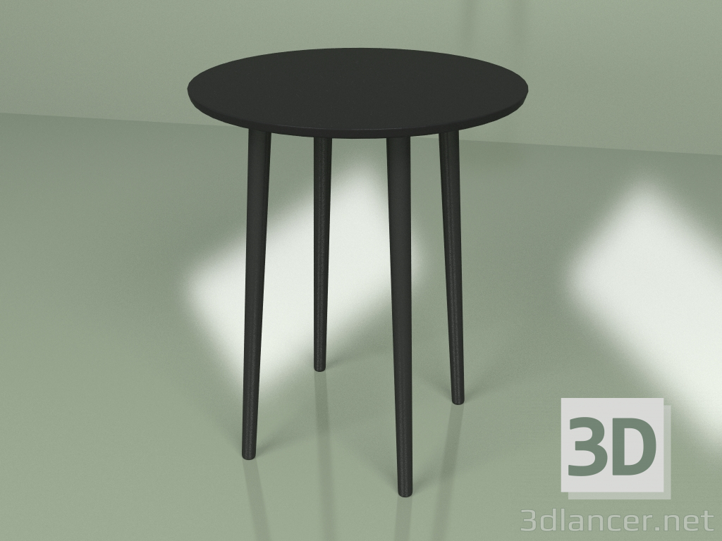 3 डी मॉडल टेबल स्पुतनिक मिनी (काला) - पूर्वावलोकन