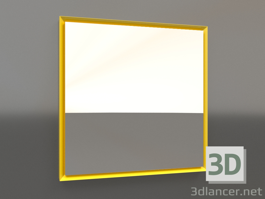 3d model Espejo ZL 21 (600x600, amarillo luminoso) - vista previa