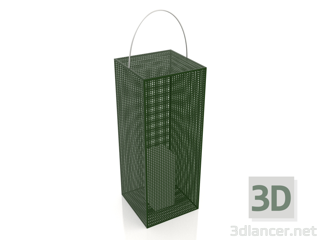 modello 3D Scatola portacandele 4 (Verde bottiglia) - anteprima