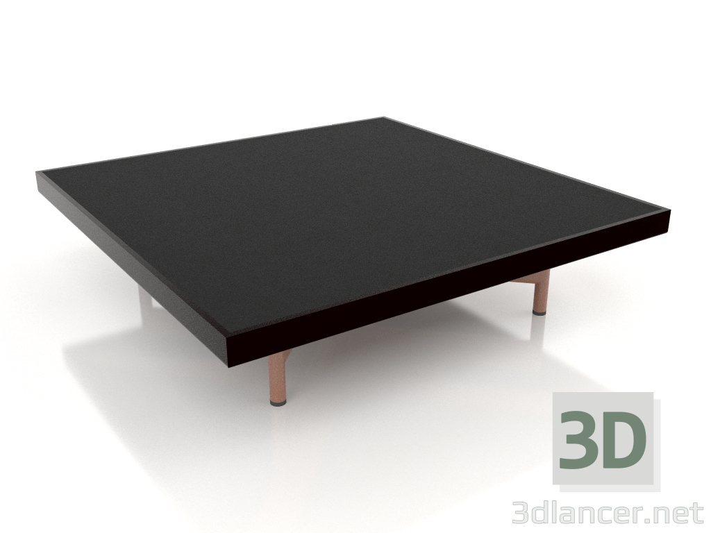 3d model Square coffee table (Black, DEKTON Domoos) - preview