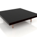 modèle 3D Table basse carrée (Noir, DEKTON Domoos) - preview