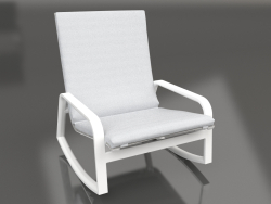 Chaise à bascule (Blanc)