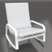 modèle 3D Chaise à bascule (Blanc) - preview