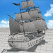 modello 3D di Barca a vela "Il segreto" comprare - rendering