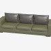 modèle 3D Triple Sofa droite Cambridge - preview