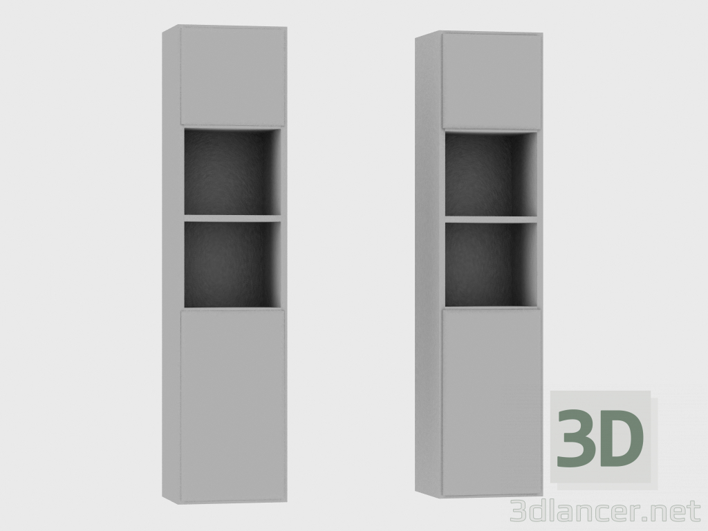 3d model Elements of the modular system IANUS MIDDLE WITH BACK (N193) - preview