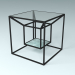 3d Square coffee table model buy - render