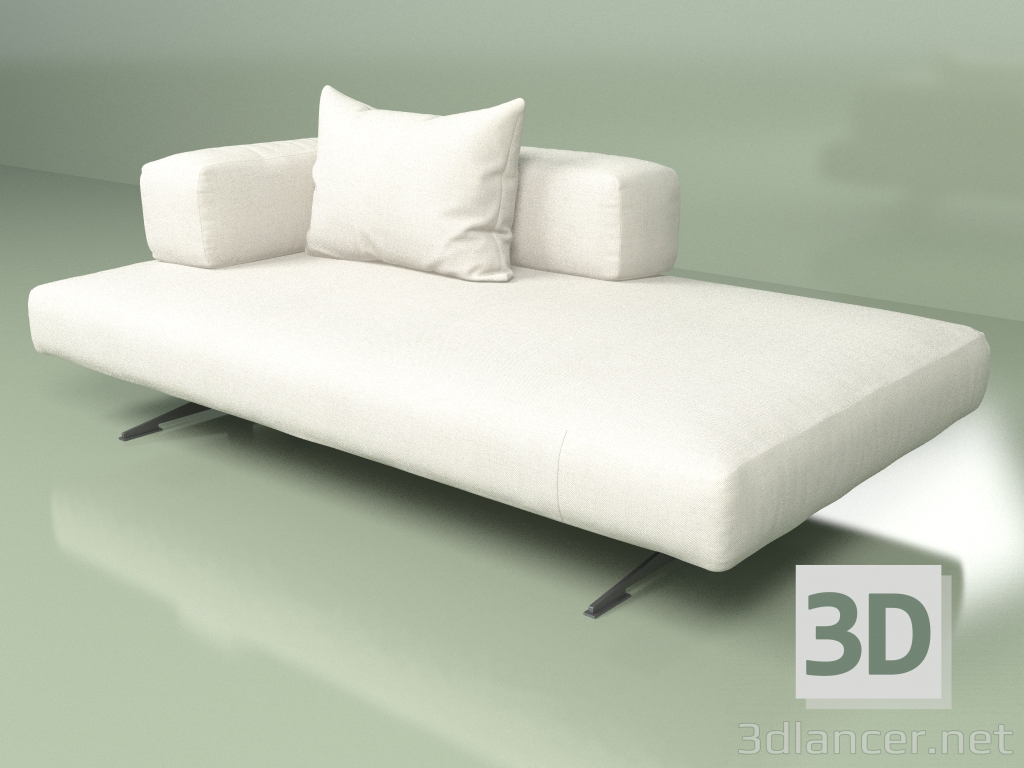 modèle 3D Canapé bas - preview