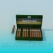 3D Modell Schachtel Cohiba Zigarren - Vorschau