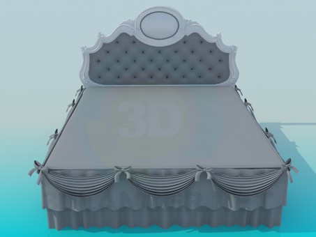 modello 3D Letto - anteprima