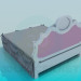 3D Modell Bett - Vorschau