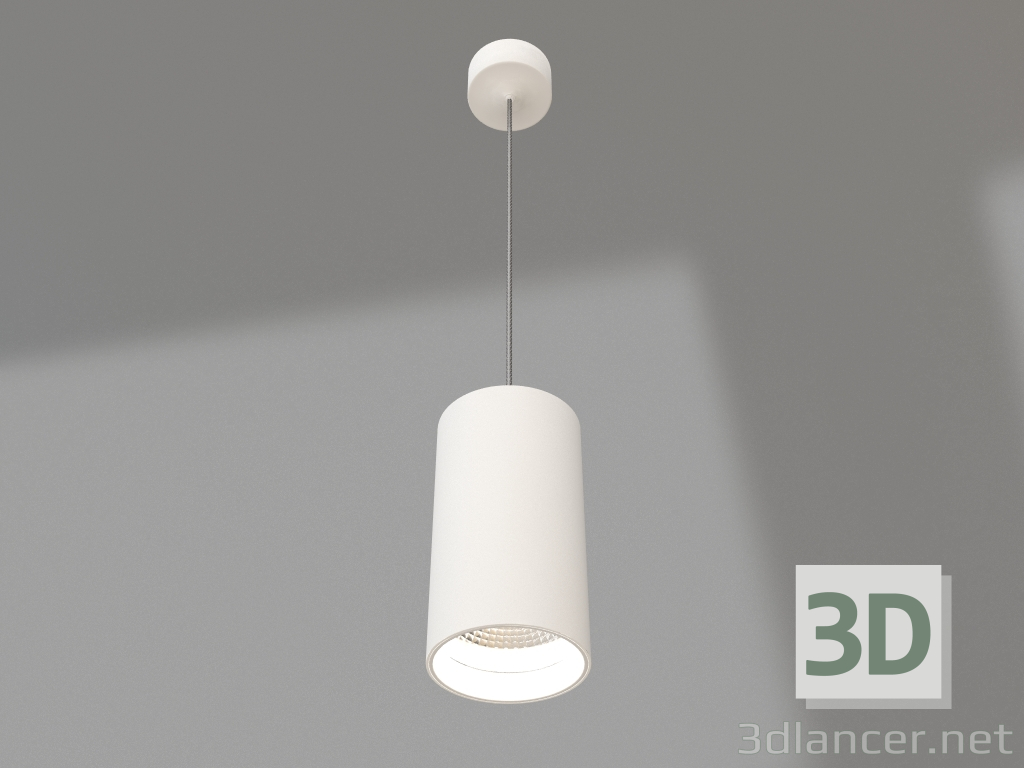 3d model Hanging lamp SP-POLO-R85-2-15W Warm White 40deg (White, White Ring) - preview