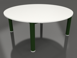 Coffee table D 90 (Bottle green, DEKTON Zenith)