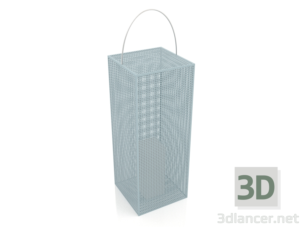 3D modeli Mum kutusu 4 (Mavi gri) - önizleme