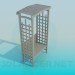modèle 3D Banc de jardin - preview